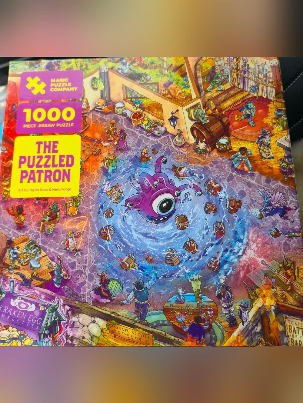 The Puzzled Patron  1000-Piece Jigsaw Puzzle from Magic Company ...